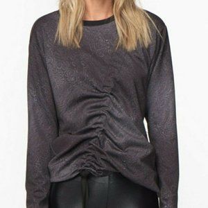 KORAL Jacquard glitch Paradigm pullover sweatshirt